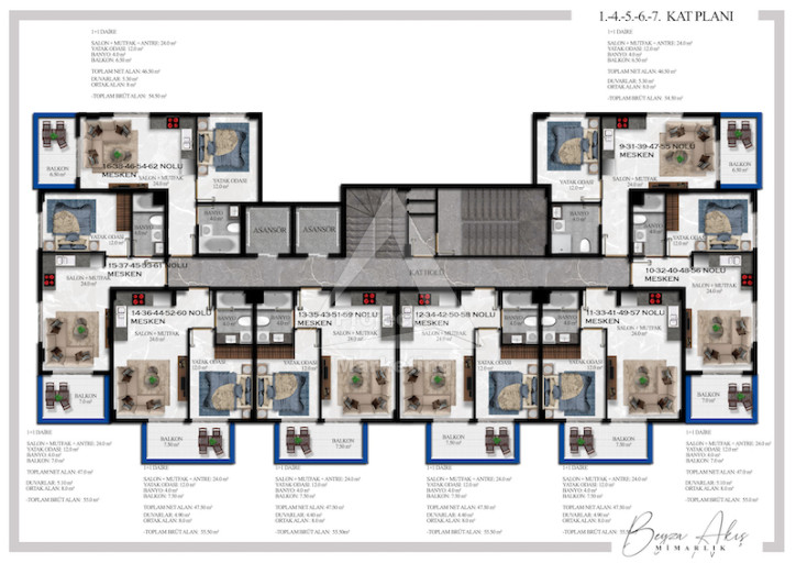 Plus life residence Avsallar. - фото 14