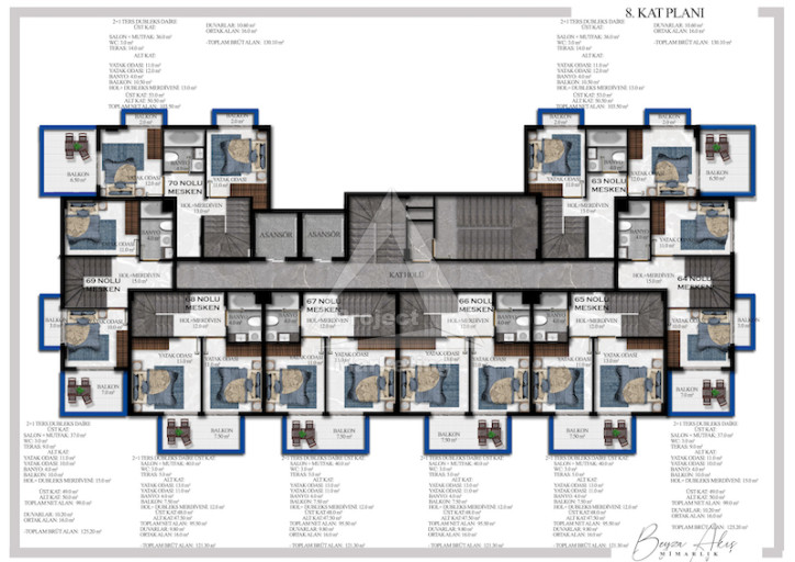 Plus life residence Avsallar. - фото 16